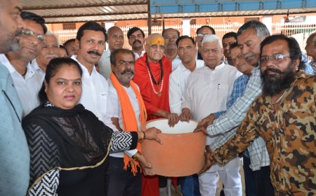 *महामंडलेश्वर स्वामी हंसराम उदासीन के पद के 10 वर्ष पूर्ण होने पर हुआ भव्य कार्यक्रम*