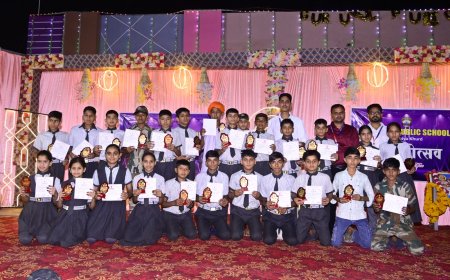 गुरुकुल पब्लिक स्कूल लाम्बिया खुर्द में वार्षिक उत्सव हर्षोल्लास से आयोजित