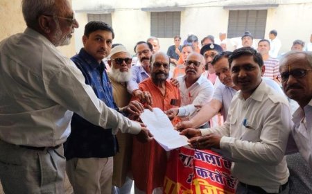 शाहपुरा जिले की बहाली की मांग को लेकर 11वां स्मरण पत्र सौंपा