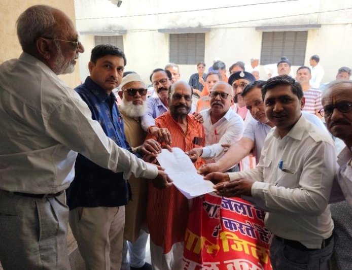 शाहपुरा जिले की बहाली की मांग को लेकर 11वां स्मरण पत्र सौंपा