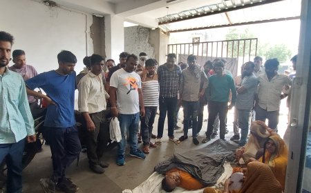 मजदूर दिवस पर फैक्ट्री में कारीगर की मौत, मुआवजे को लेकर हंगामा