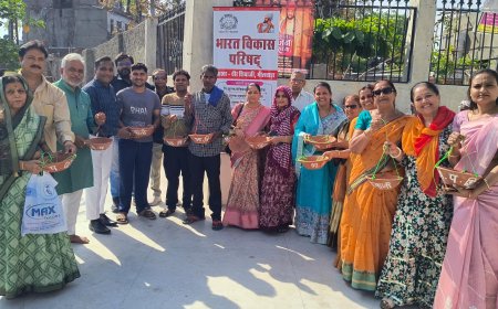 *भारत विकास परिषद् वीर शिवाजी शाखा द्वारा 100 परिंडों का वितरण।*
