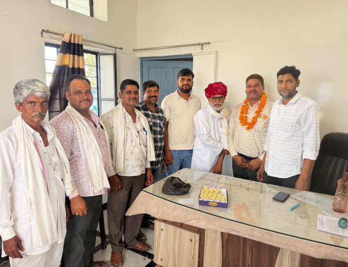 पदोन्नति के उपरान्त नेमी चंद माली ने संभाला कार्यभार