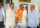 हरियाणा के समाजसेवी पालाराम सैनी का भीलवाड़ा में भव्य स्वागत