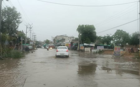 बाईपास बना तालाब, जिम्मेदारों की नींद अब भी बरकरार