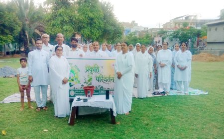प्रकृति मनुष्य जीवन का आधार बीके लक्ष्मी बहन