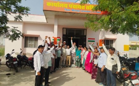 प्रदेशव्यापी आंदोलन का असर, शाहपुरा की ग्राम पंचायतों में पेन डाउन