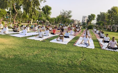 अनूपगढ़ में उत्साह पूर्वक मनाया 12वां अंतरराष्ट्रीय योग दिवस,
