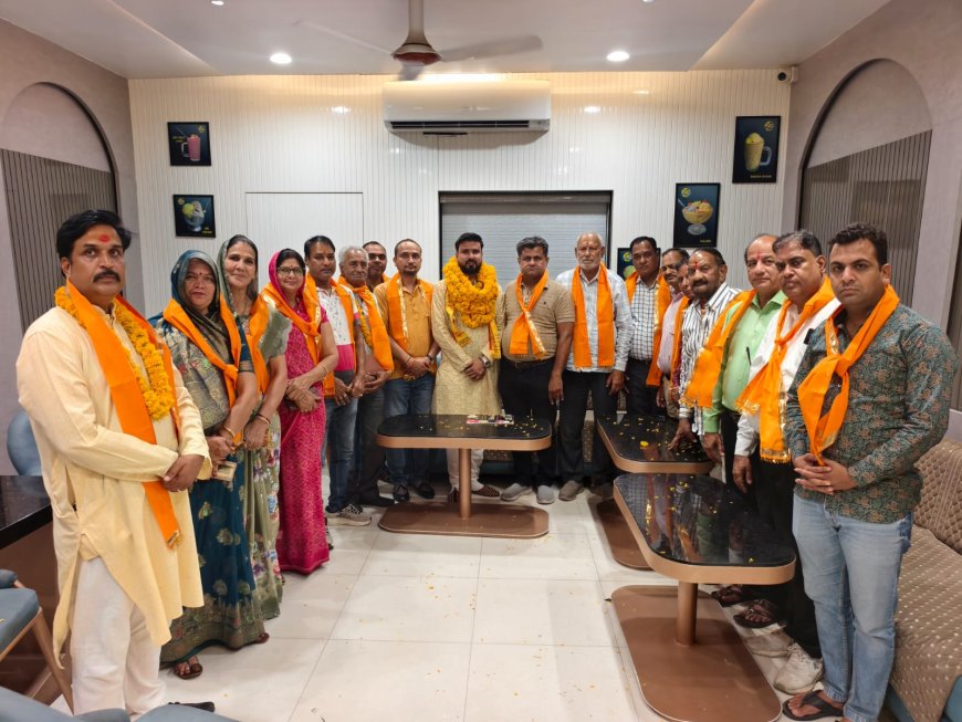 मुकुल पंचोली बने सहाड़ा तहसील अध्यक्ष ब्राह्मण महासभा ने सौपी जिम्मेदारी