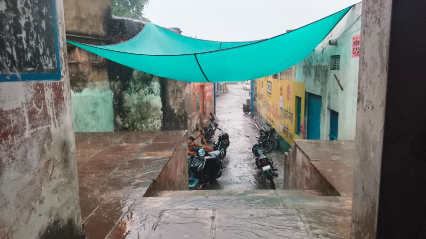 *गुरला में झमाझम बारिश के साथ गिरे ओले, मौसम हुआ सुहाना;