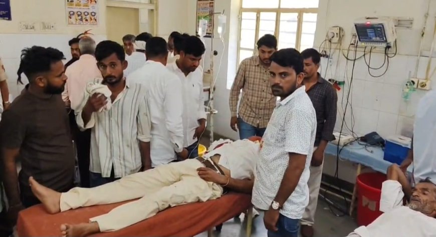 खनन लीज के विरोध में धरना देने पहुंचे ग्रामीणों पर हमला, फायरिंग-पथराव में कई घायल दो गंभीर घायलों को जयपुर रेफर, गांव में तनाव; भारी पुलिस बल तैनात