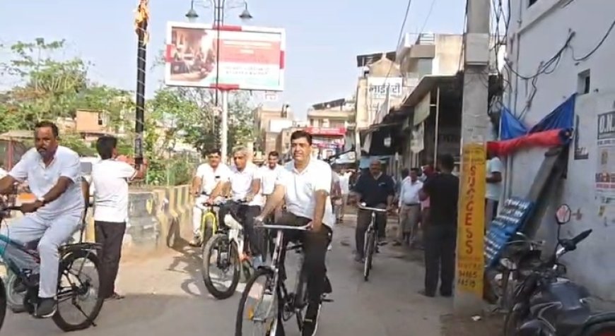 कोटपूतली-बहरोड़ पुलिस ने किया ‘संडे ऑन साइकिल’ अभियान का आयोजन, 500 पुलिसकर्मियों ने भरी हुंकार