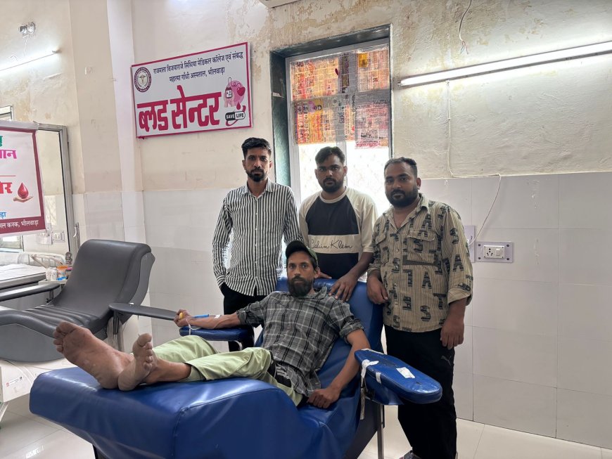 "रक्त की भारी कमी के बीच रक्तमित्र समूह बना संजीवनी: