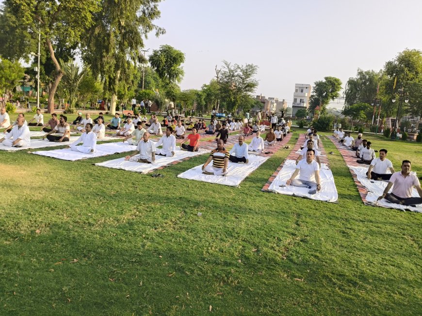 अनूपगढ़ में उत्साह पूर्वक मनाया 12वां अंतरराष्ट्रीय योग दिवस,