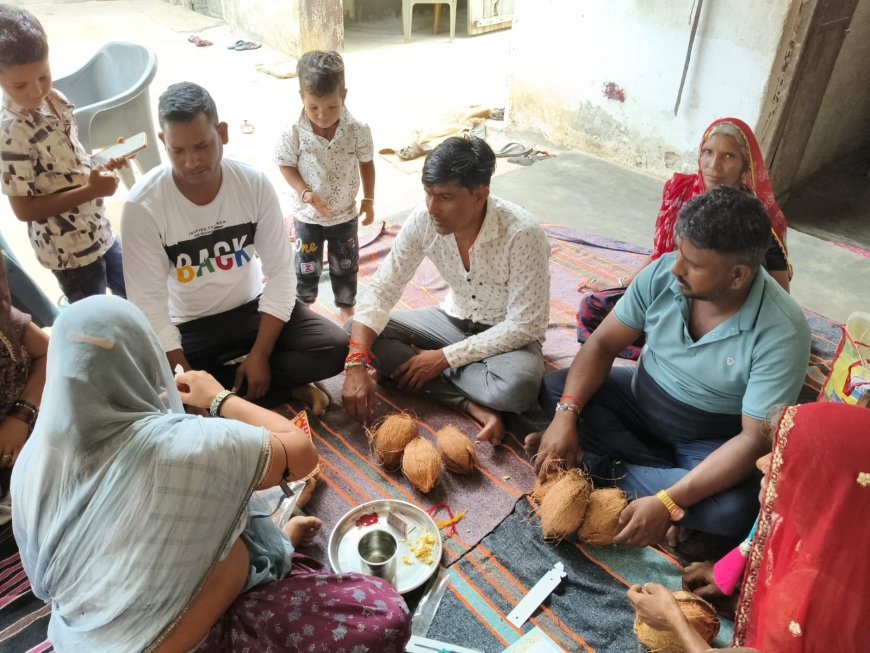 चिड़खेड़ा में हर्षोल्लास से मनाया रक्षाबंधन, भाई-बहन के अटूट प्रेम से महका गांव